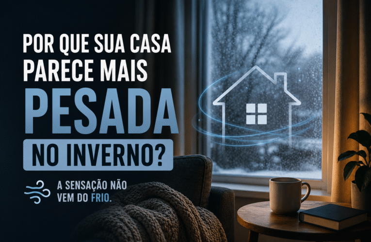 Por que a casa parece mais abafada no frio?