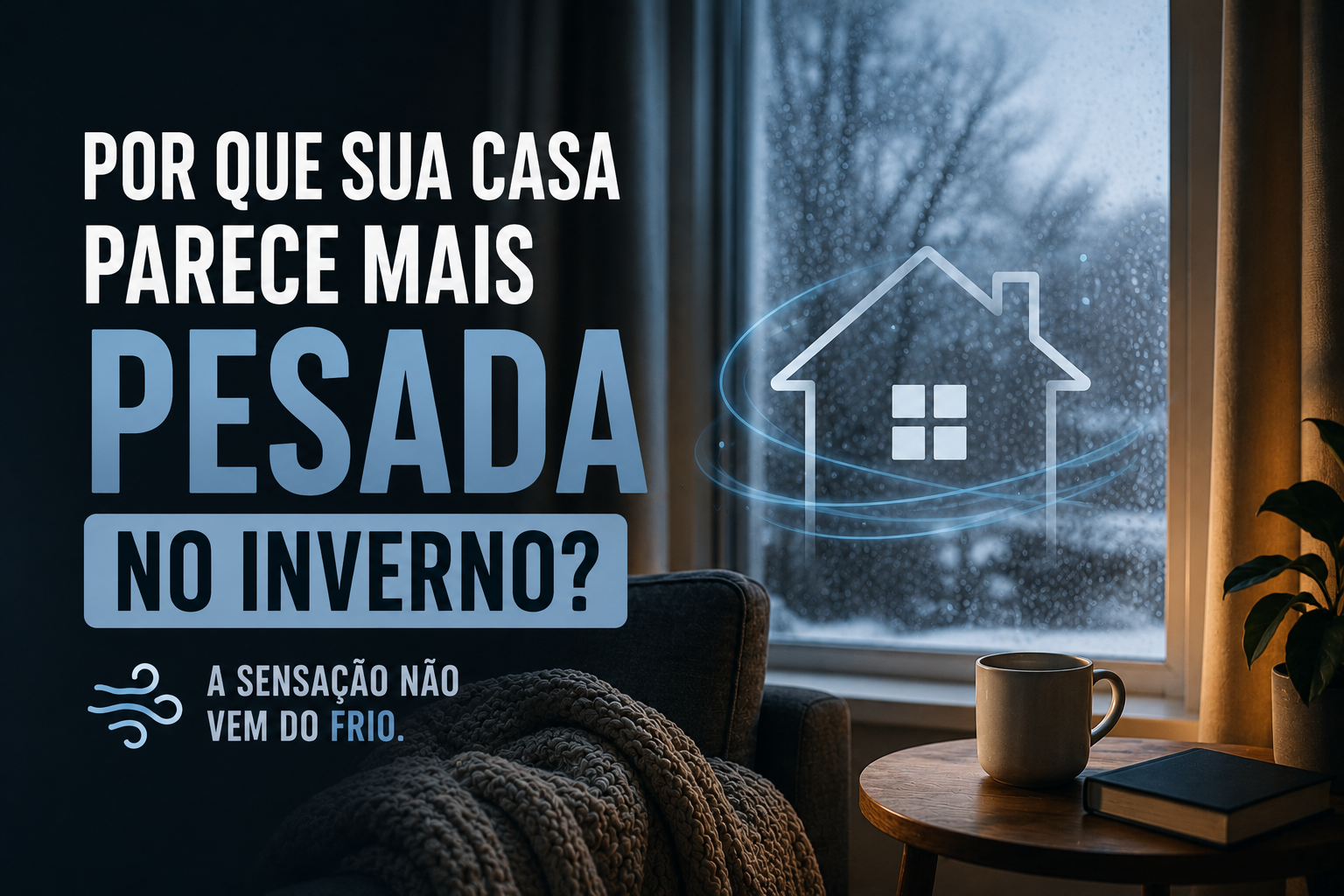 Por que a casa parece mais abafada no frio? porque sua casa parece mais pesada no inverno
